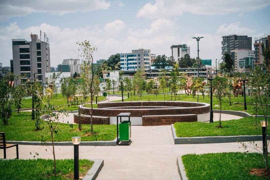 Large public garden